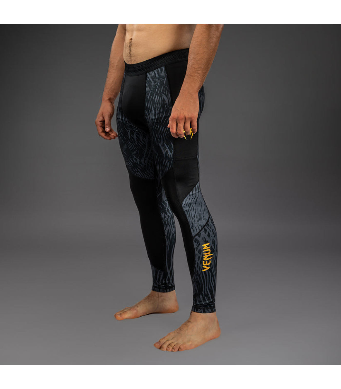 Дълъг клин - Venum x Chimaev Wild Borz Spats - Black/Grey​